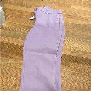 White House Black Market Lavender Cropped Pants